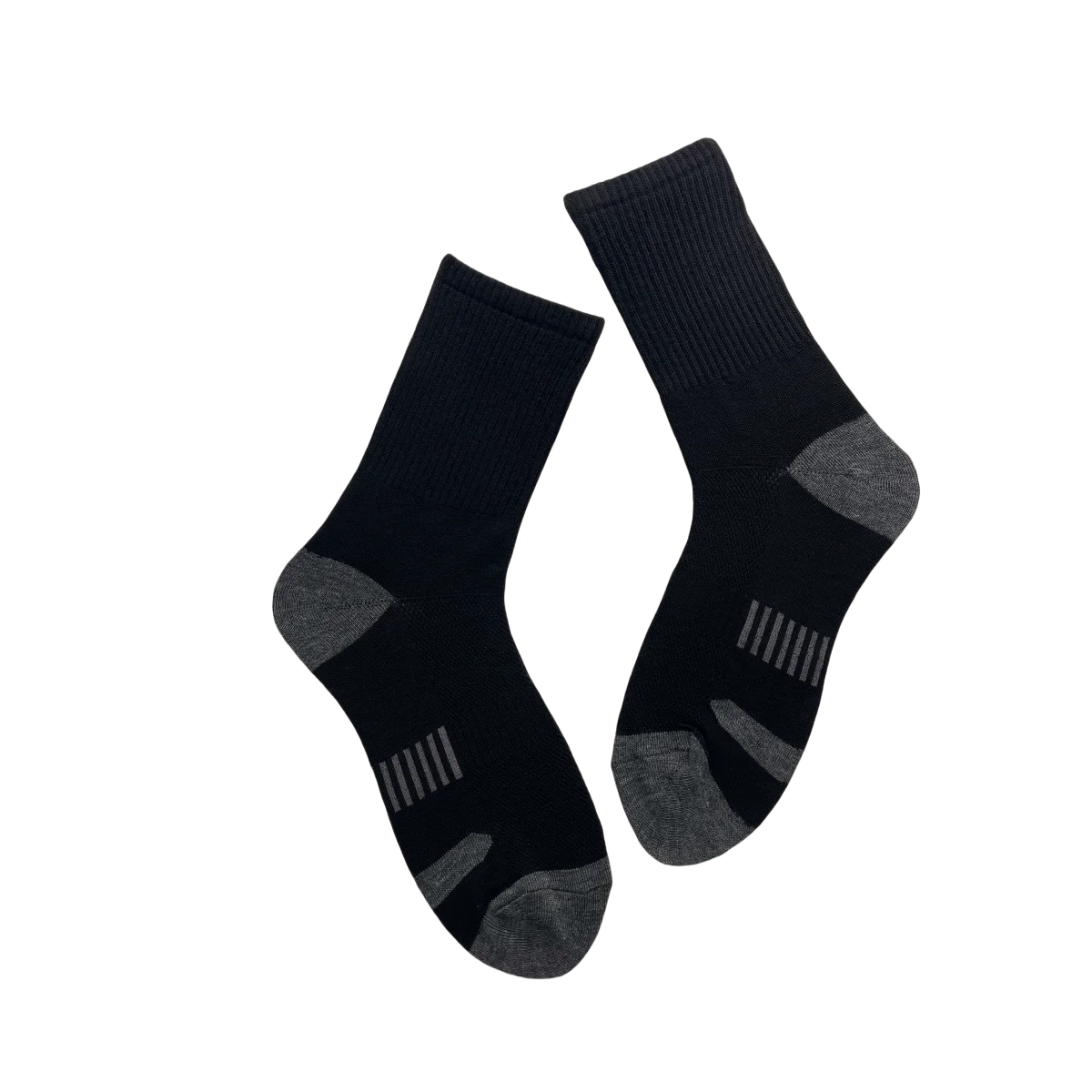 Men's Running Socks, 5 Pairs Breathable Sports Crew Socks