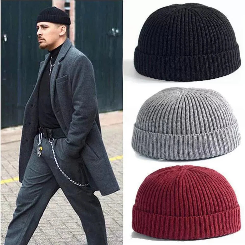 Winter Beanie Knit Hat Warm Unisex Casual Outdoor Cap