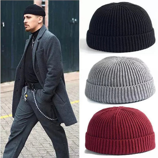 Winter Beanie Knit Hat Warm Unisex Casual Outdoor Cap