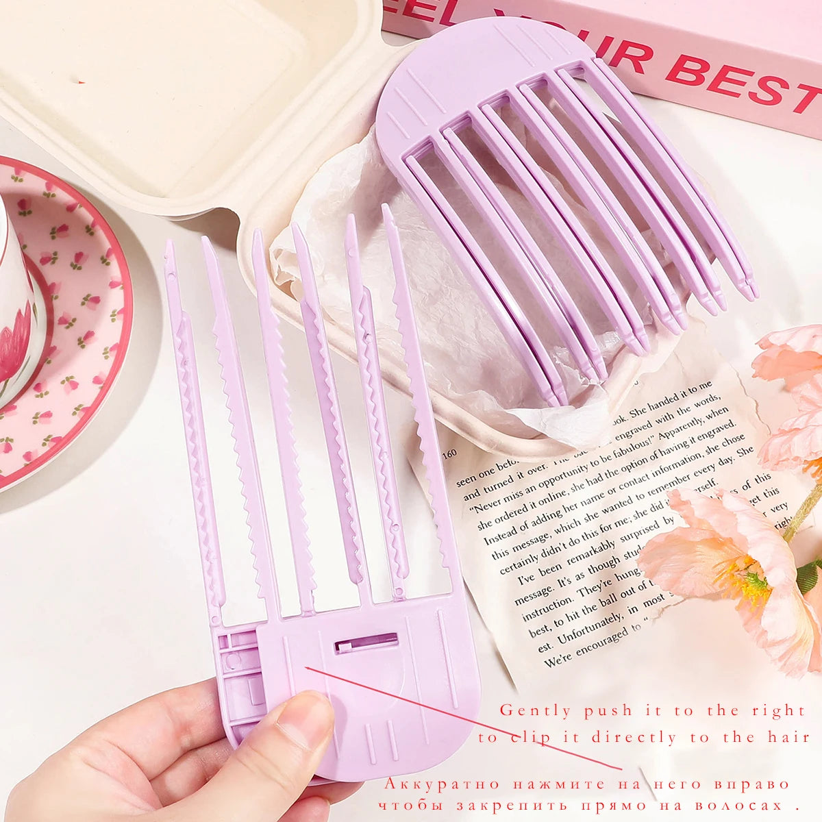 Hair Volumizing Clips for Root Lift and Bangs Styling