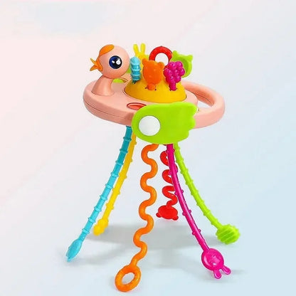Pull String Sensory Toy for Fine Motor Skills and Baby Play