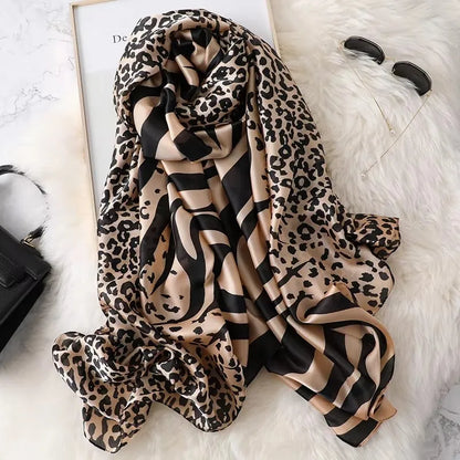 Women's Polyester Scarf, Soft Long Shawl for Beach & Everyday Wear