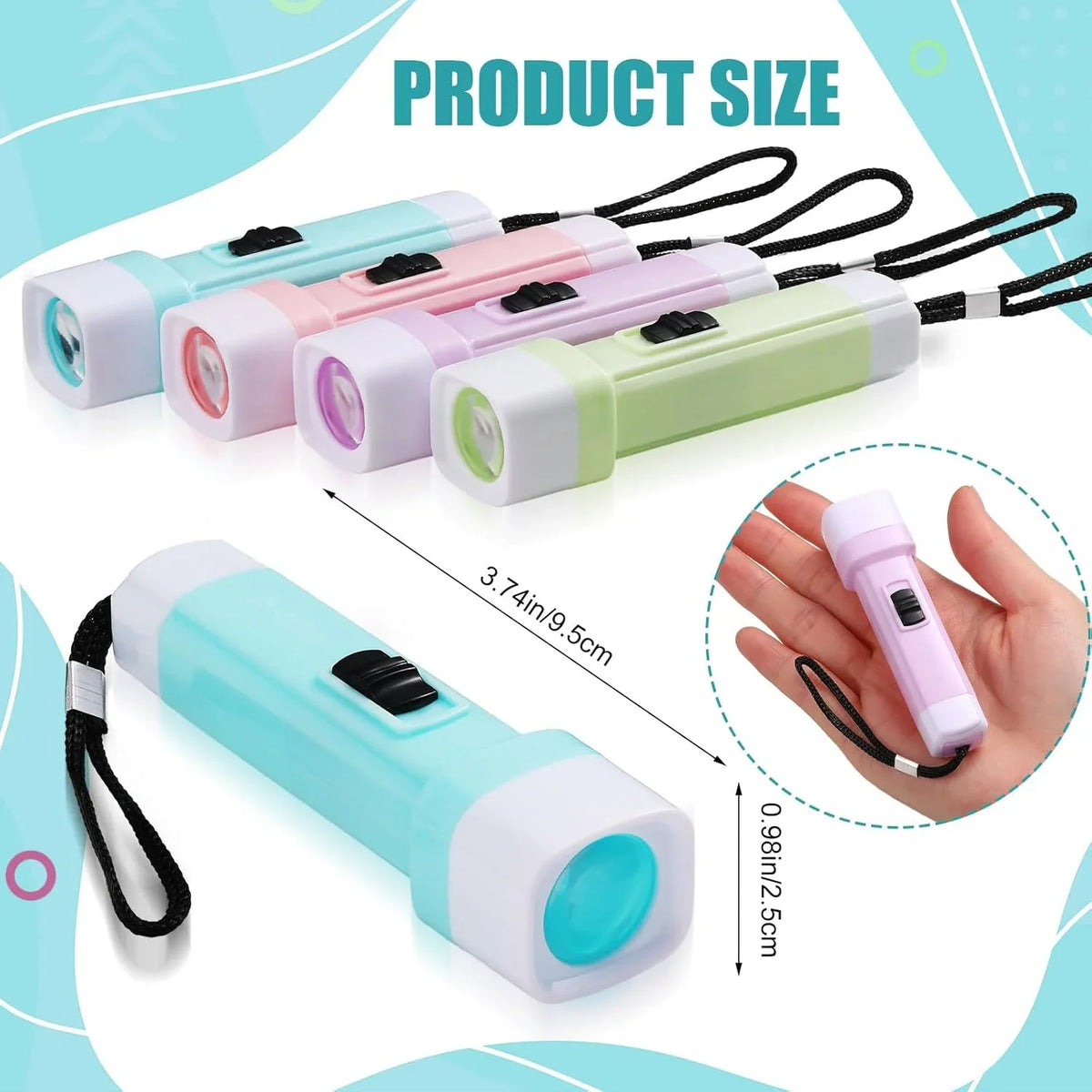 Mini LED Flashlight Party Favors 5-100 Pcs for Events