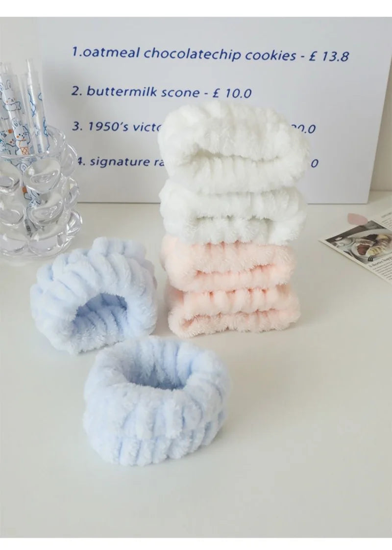 Face Wash Wristbands 2-Piece Set Water Absorbent Sweatbands