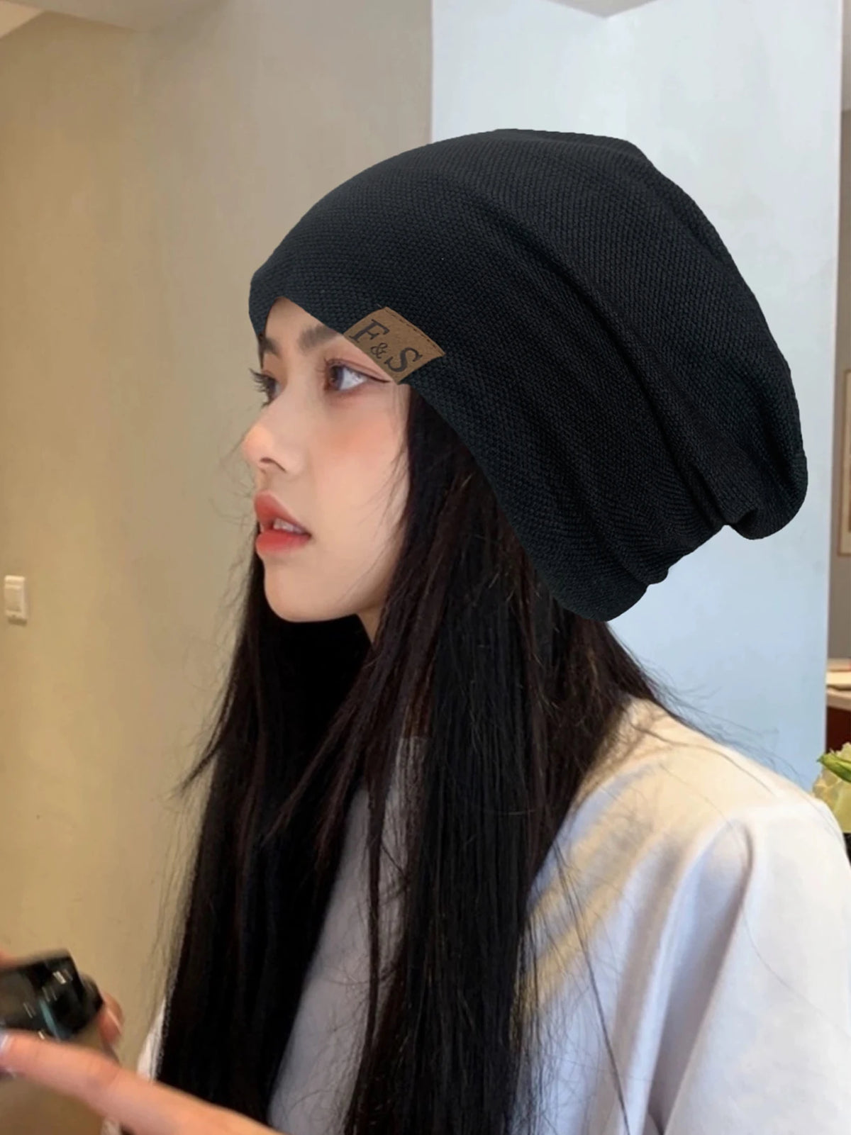 Knit Beanie Unisex Polyester Hat for Men and Women