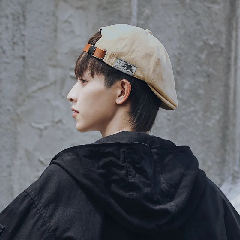 Men's Ivy Cap Cotton Flat Newsboy Hat Classic Winter Style