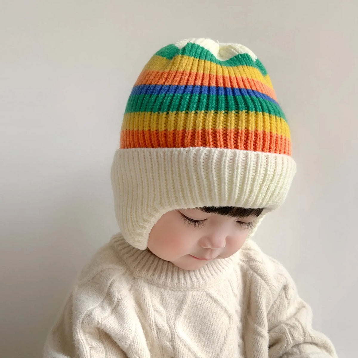 Baby Winter Hat – Warm Knit Bear Ear Hat for Kids