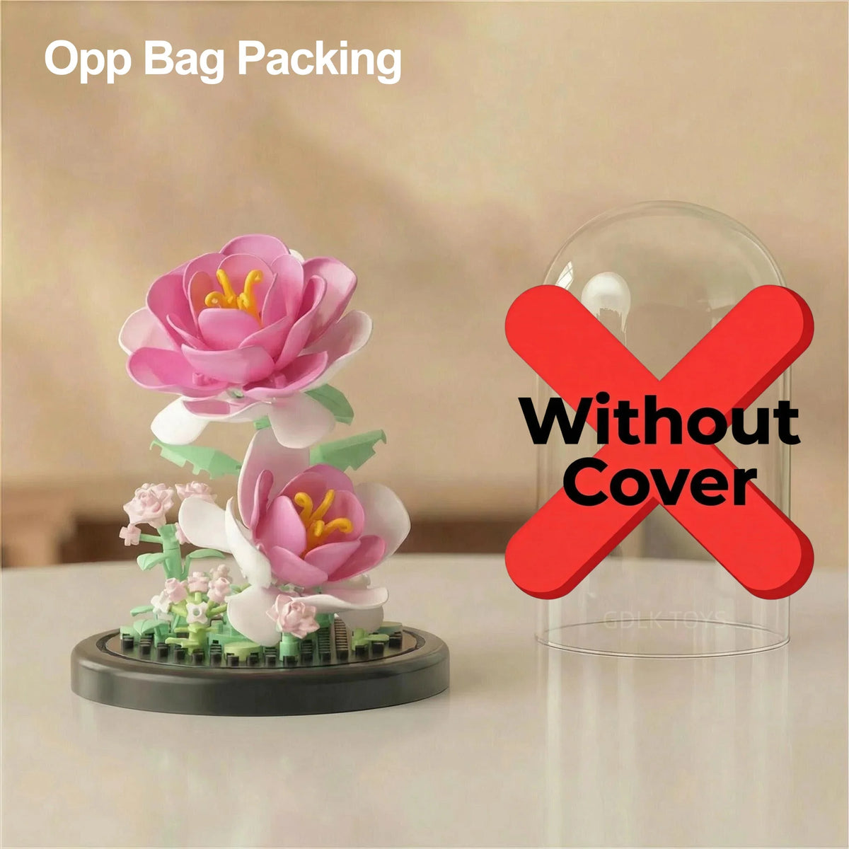 Flower Bouquet Building Blocks DIY Plant Model for Home Decor