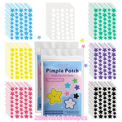 Hydrocolloid Acne Patch Star-Shaped Invisible Pimple Dots