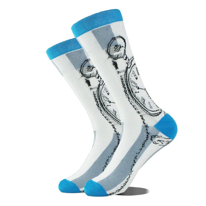 Men's Funny Socks, Novelty Cotton Crew Socks, Crazy Designs