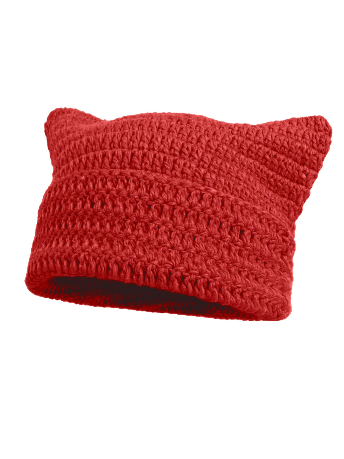 Women's Cat Ear Beanie Warm Knit Winter Hat 56-60cm