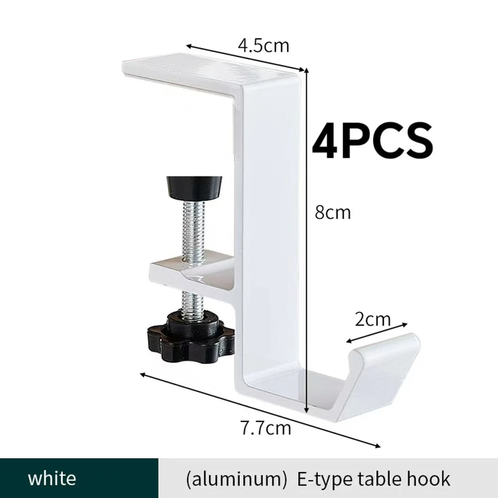Desk Bag Hook – Punch-Free Hanging Holder for Bags & Accessories