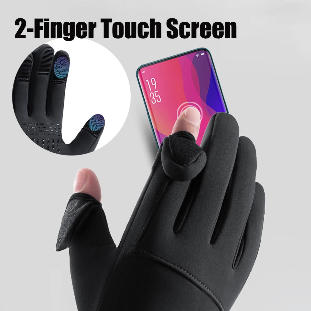 Winter Touchscreen Gloves – Warm Windproof Cycling & Outdoor Gloves