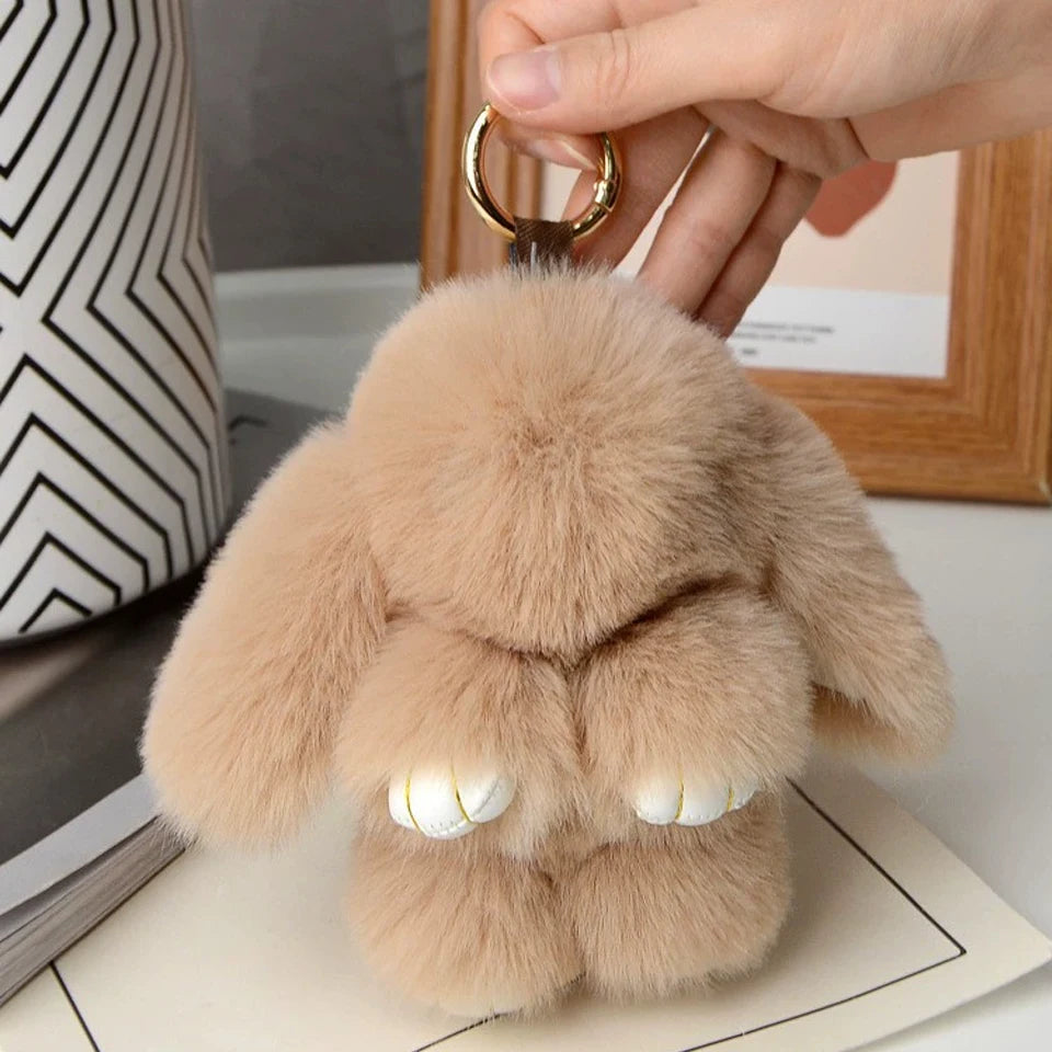 Rabbit Plush Keychain 15cm Cute Bag Charm