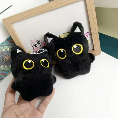 Black Cat Plush Toy – Soft Stuffed Animal for Kids & Room Decor