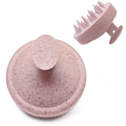 Silicone Shampoo Brush Scalp Massage Hair Washing Brush