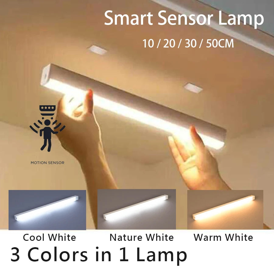 Motion Sensor Cabinet Light – Rechargeable Wireless LED