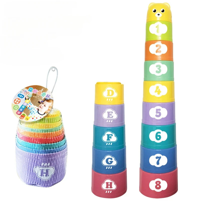 Kids Speed Stacking Game – Educational Cup Stacking Puzzle Toy
