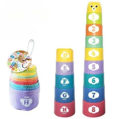 Kids Speed Stacking Game – Educational Cup Stacking Puzzle Toy