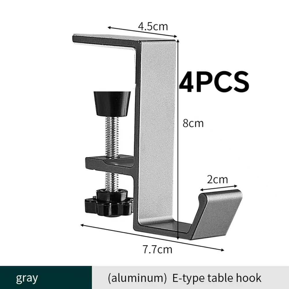 Desk Bag Hook – Punch-Free Hanging Holder for Bags & Accessories
