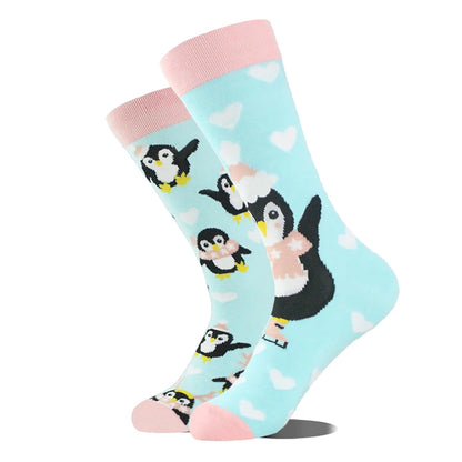 Funny Men's Socks Cotton Novelty Crew Socks Unisex