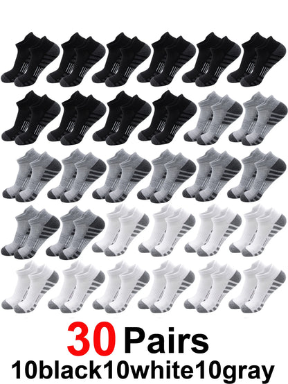 Athletic Ankle Socks – Cushioned Breathable Running Sports Socks