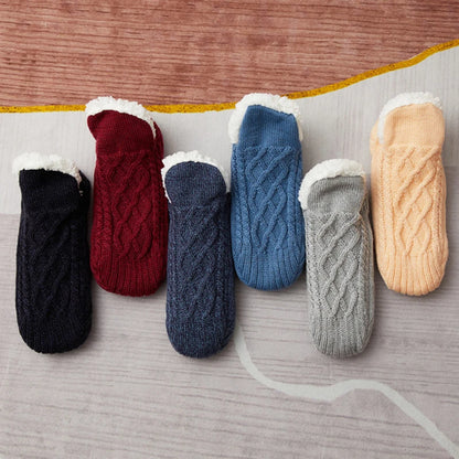 Men's Slipper Socks Warm Fuzzy Non-Slip Thermal Winter Socks