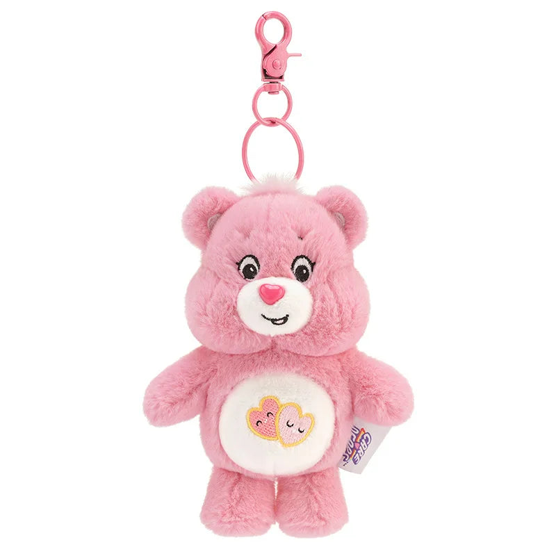 Rainbow Bear Plush Keychain  Cute Plush Bag Charm