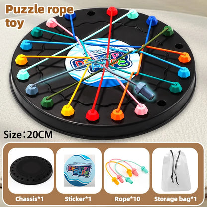 Rope Puzzle Game – Untangling Logic Challenge for Family Play