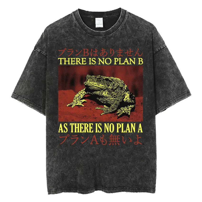 Men’s Oversized T-Shirt Retro Washed Funny Graphic Print