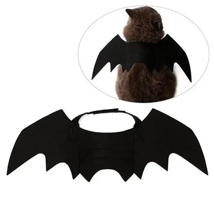Cat Bat Wings Costume, Black Halloween Cosplay Accessory