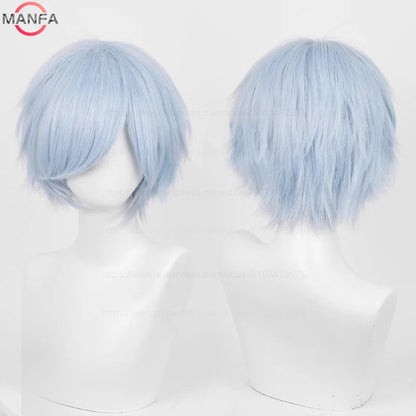 Short Cosplay Wig – 30cm Straight Heat Resistant Synthetic Hair