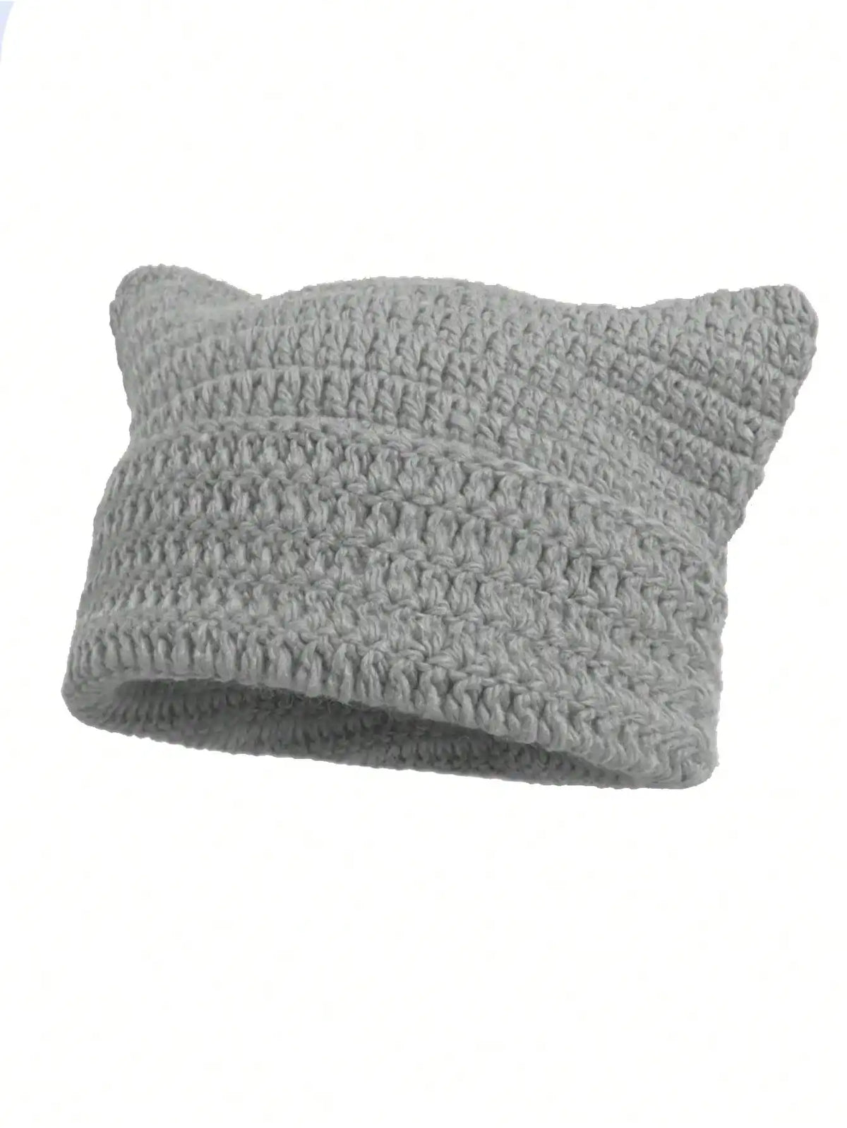 Women's Cat Ear Beanie Warm Knit Winter Hat 56-60cm