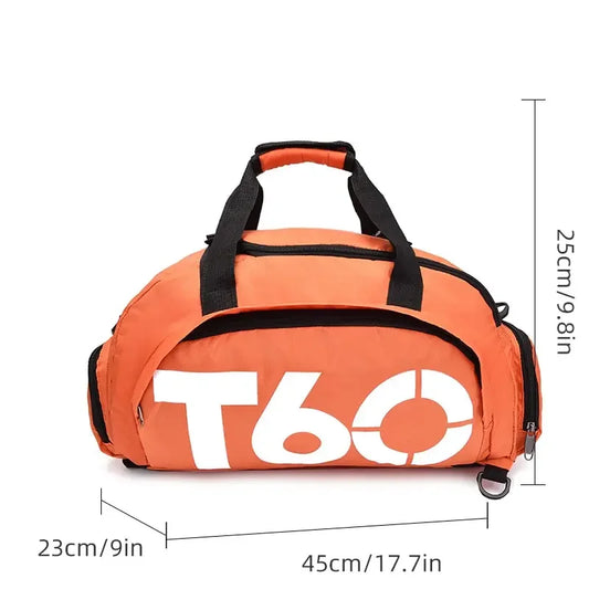 Dry Wet Gym Bag  Large Sports Travel Bag with Shoe Compartment