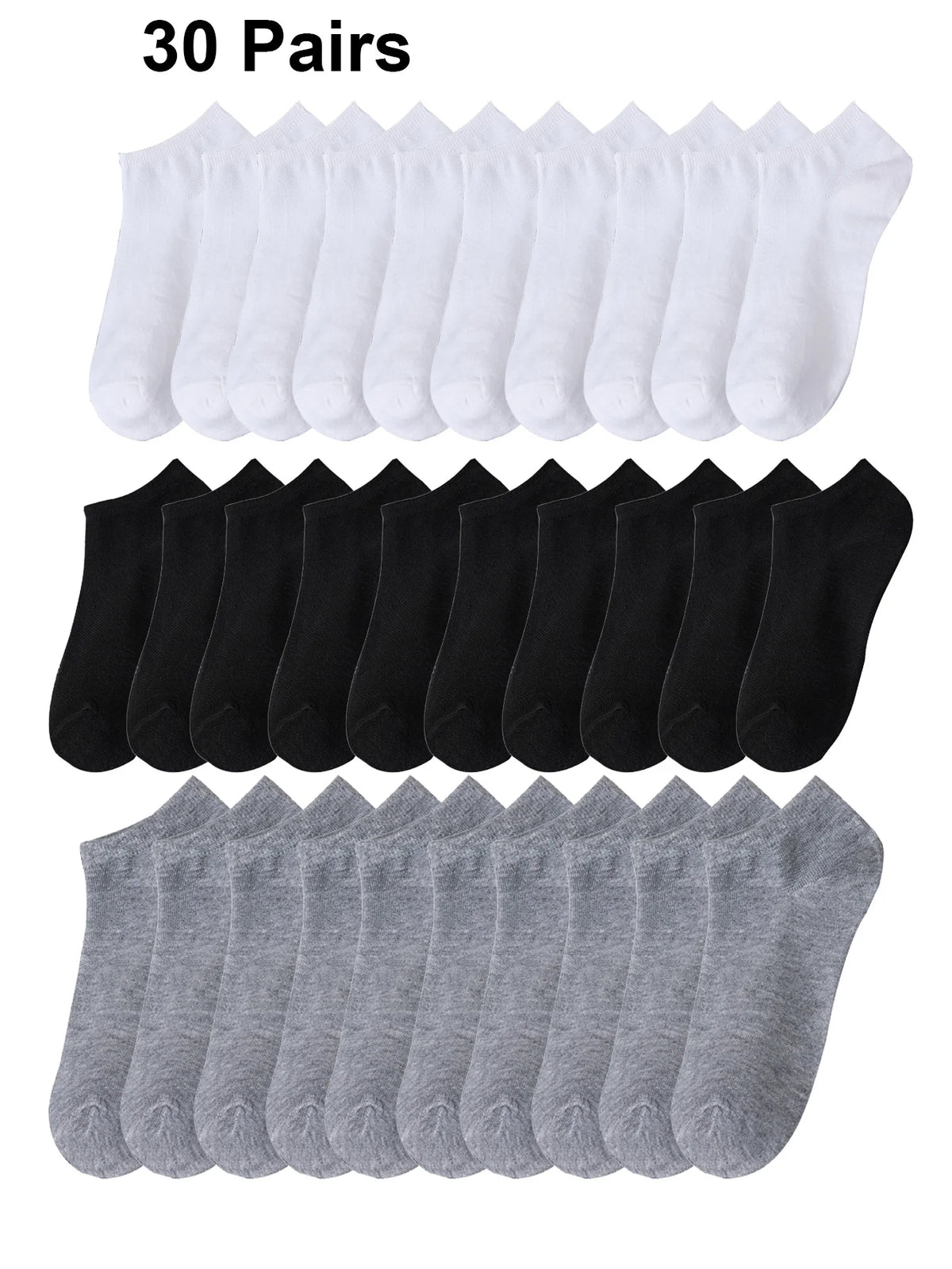 Men's Casual Socks Soft Breathable Low Cut Everyday Socks