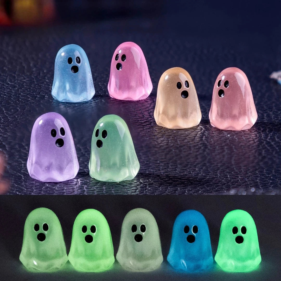 Luminous Ghost Figures 10-50PCS Glow in the Dark Halloween Decor