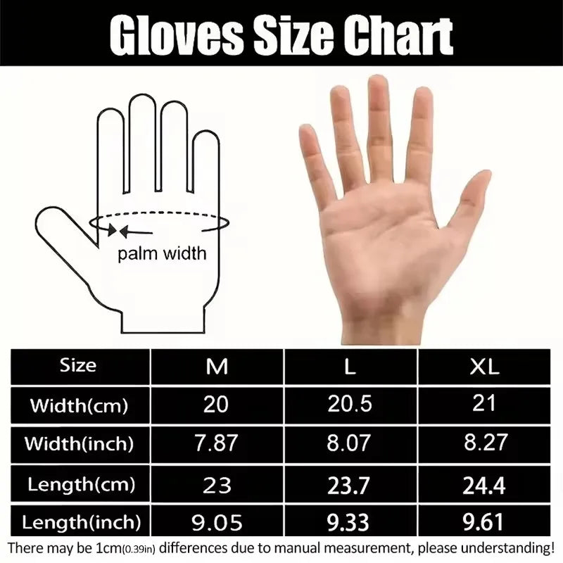 Winter Gloves Touchscreen Warm Windproof Cycling Gloves