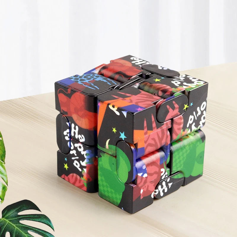 Infinity Cube Fidget Toy Starry Sky Handheld Puzzle for Adults