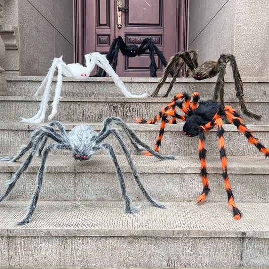 Halloween Spider Decoration Giant Black Artificial Spider Prop