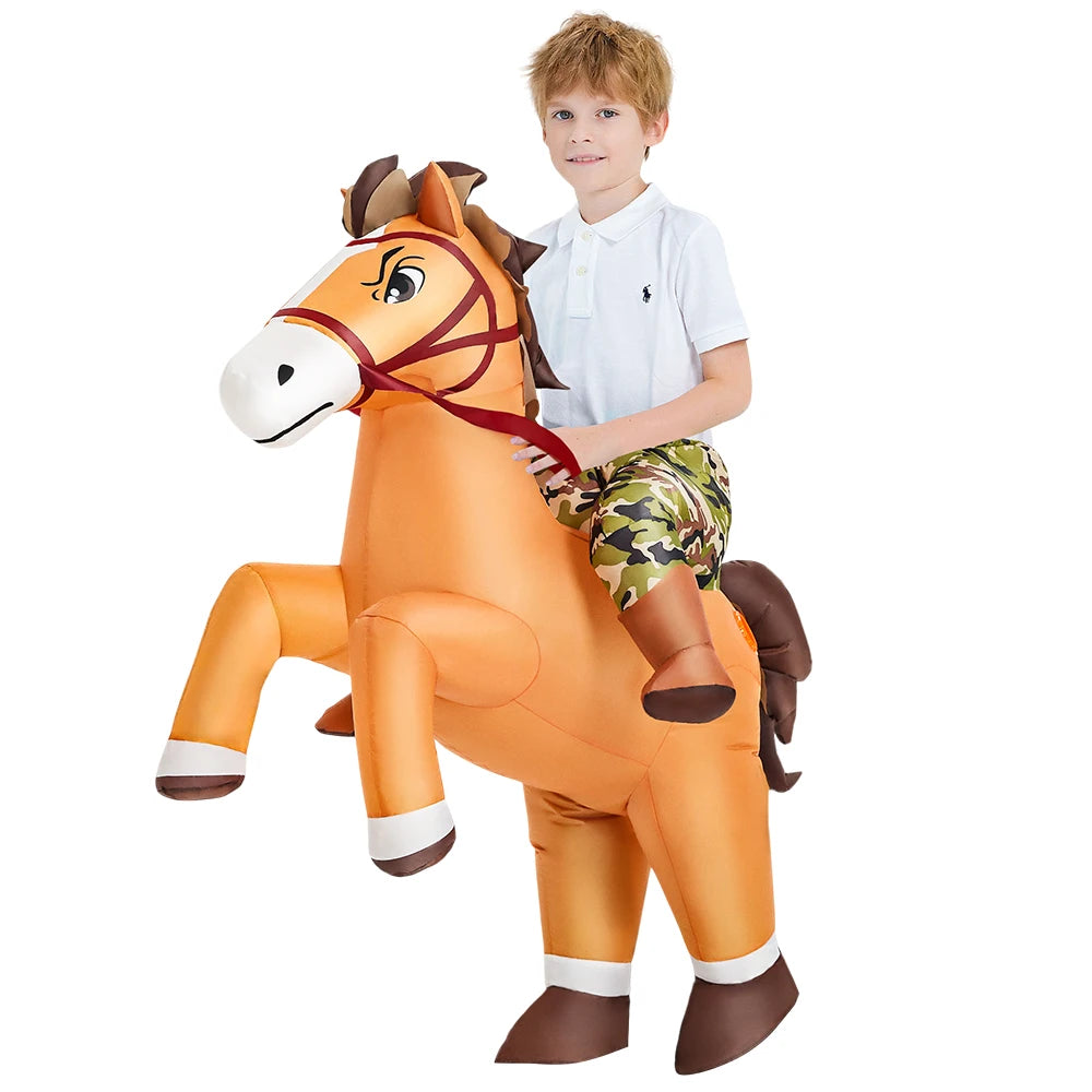 Kids Inflatable Dinosaur Costume – Halloween Party Dress-Up