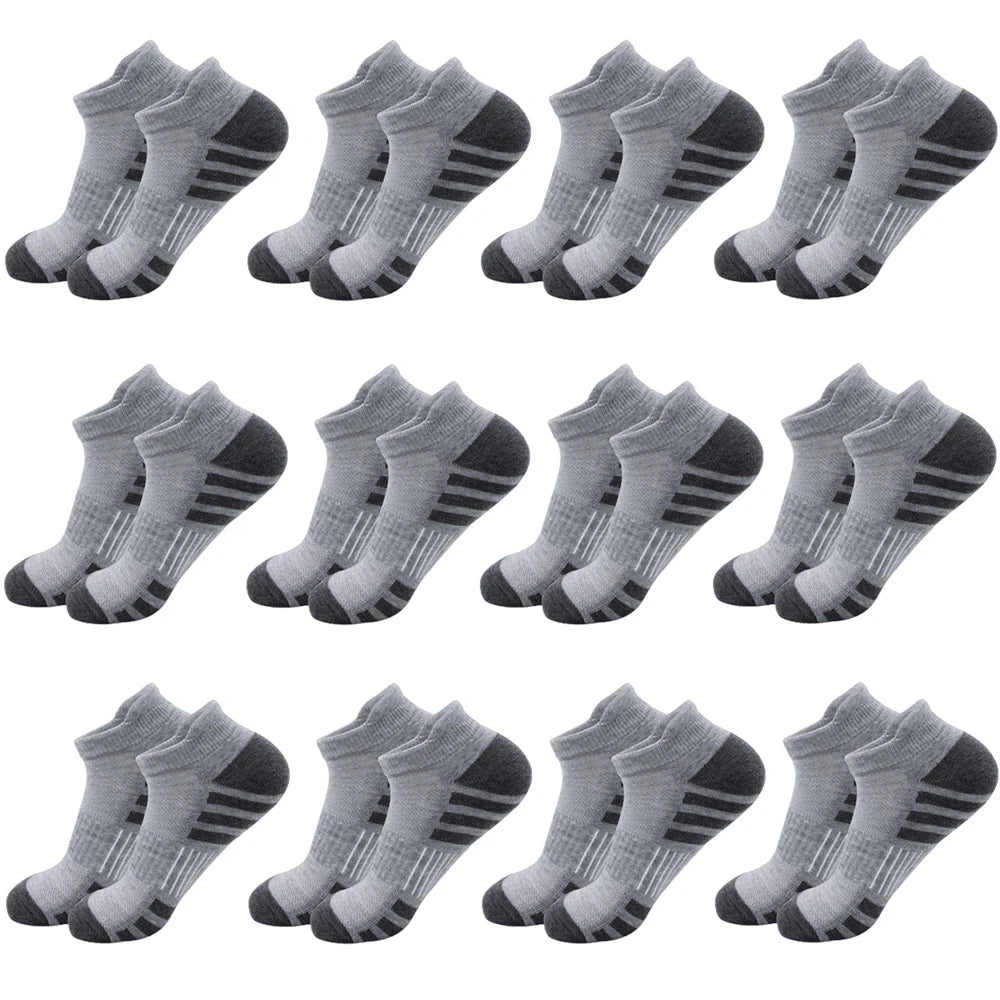 Athletic Ankle Socks – Cushioned Breathable Running Sports Socks