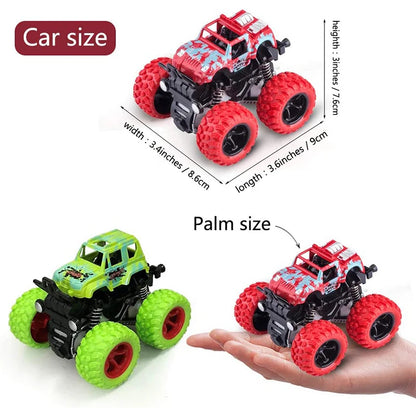 Pull Back Toy Car for Kids – 360° Stunt Off-Road Vehicle