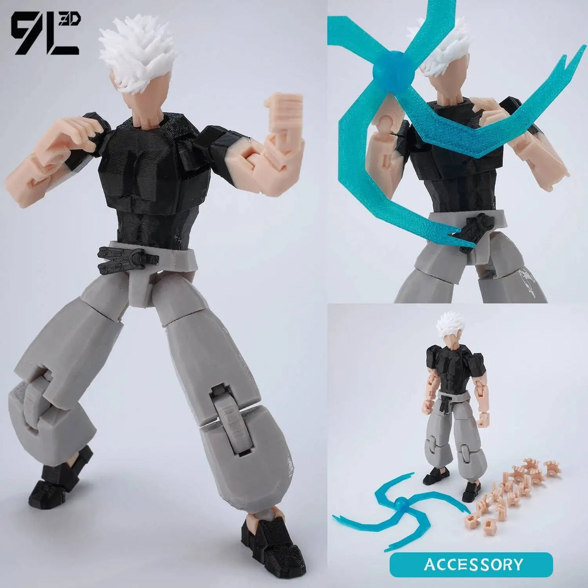 Poseable Action Figure 14cm 3D Printed Collectible Model