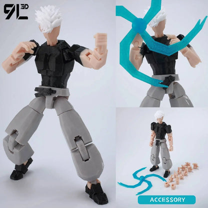Poseable Action Figure 14cm 3D Printed Collectible Model