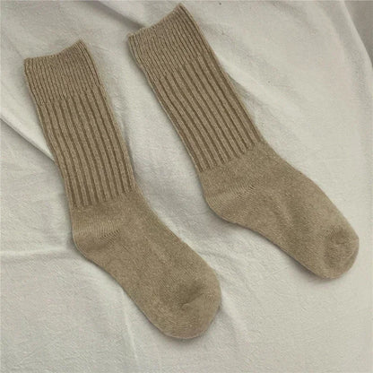Women's Thermal Socks, Thick Wool Blend Warm Crew Socks