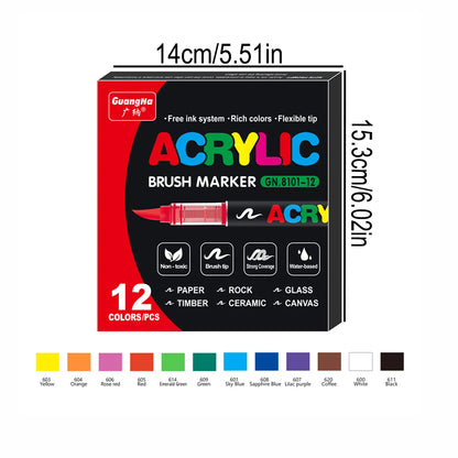 Acrylic Paint Markers Set – 12 to 240 Colors for Art & DIY