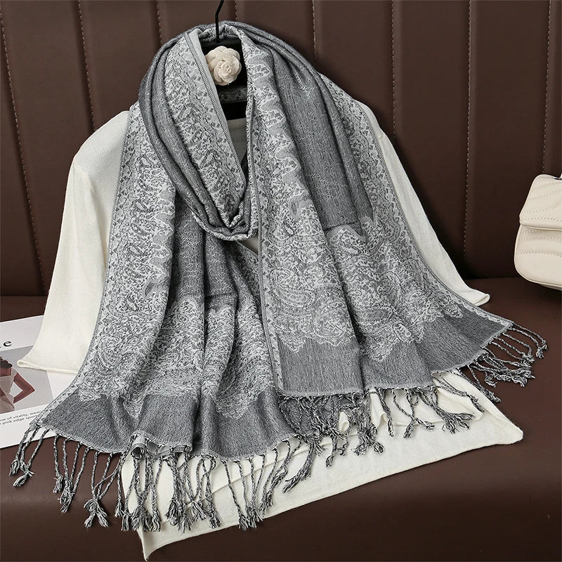 Women's Winter Scarf, Soft Pashmina Shawl Wrap