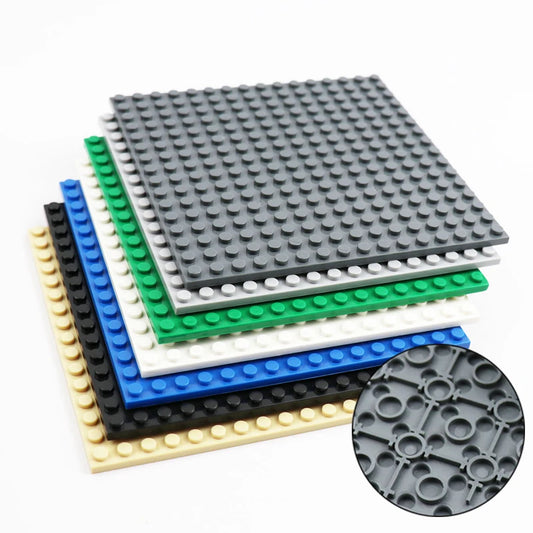 16x16 Building Block Base Plate Double-Sided DIY Construction