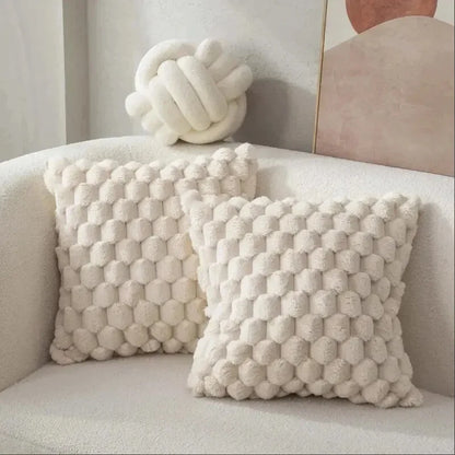 Decorative Pillowcase 18x18 Plush Throw Pillow Cover
