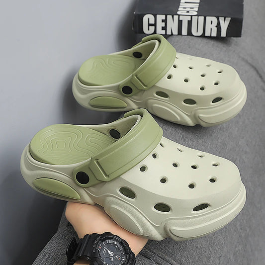 Men's Beach Sandals Non-Slip Breathable Summer Casual Slippers